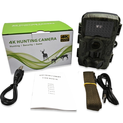 4K 30MP OEM ODM Outdoor Wildlife Wifi Trail Camera IP66 2.0 Inch LCD Screen