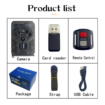 PR300C WIFI Hunting Camera 32MP 1296P Outdoor Night Vision Wildlife Camera Wifi Wireless IP56