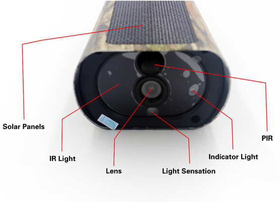 PR500W Wifi Hunting Camera  IP65 Wireless  850nm LED 1080P Solar