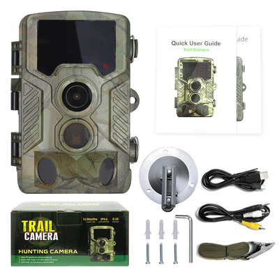 HD 16MP Motion Sensor Camera Outdoor Wildlife 46pcs 940nm IR Light IP66