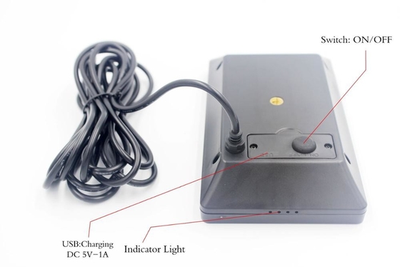 9V 1.6W Solar Panels 1000mA Hunting Tripod Compass Trail Camera Accessory